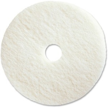 GENUINE JOE Pad, Polishing Flr, 17 Inch, White GJO90517